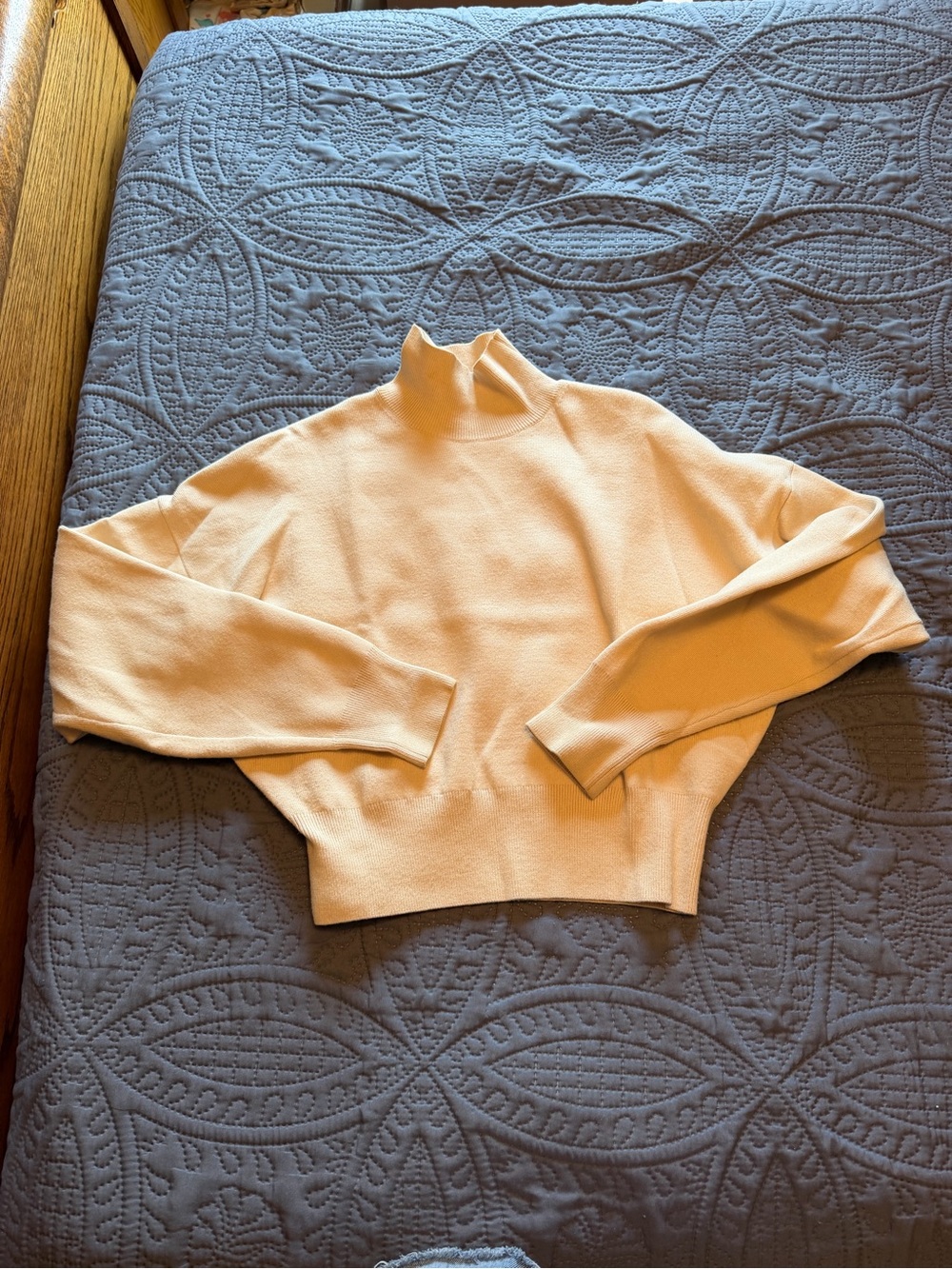NWOT & Other Stories Women's Cream Mock Neck Sweater XS
